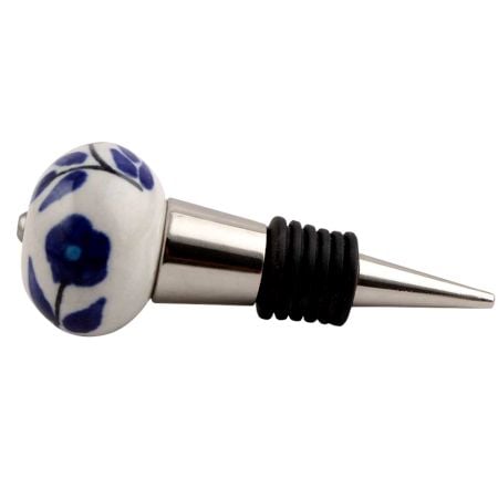 Geranium Ceramic Wine Stopper